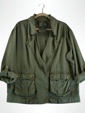 Young Fabulous & Broke Utility Jacket Size M (6-8)